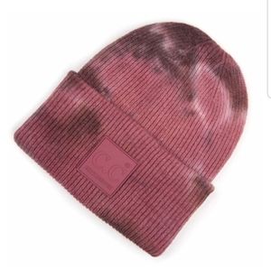 C.C. Tie Dye Cuff Beanie Brown/Wild Ginger
